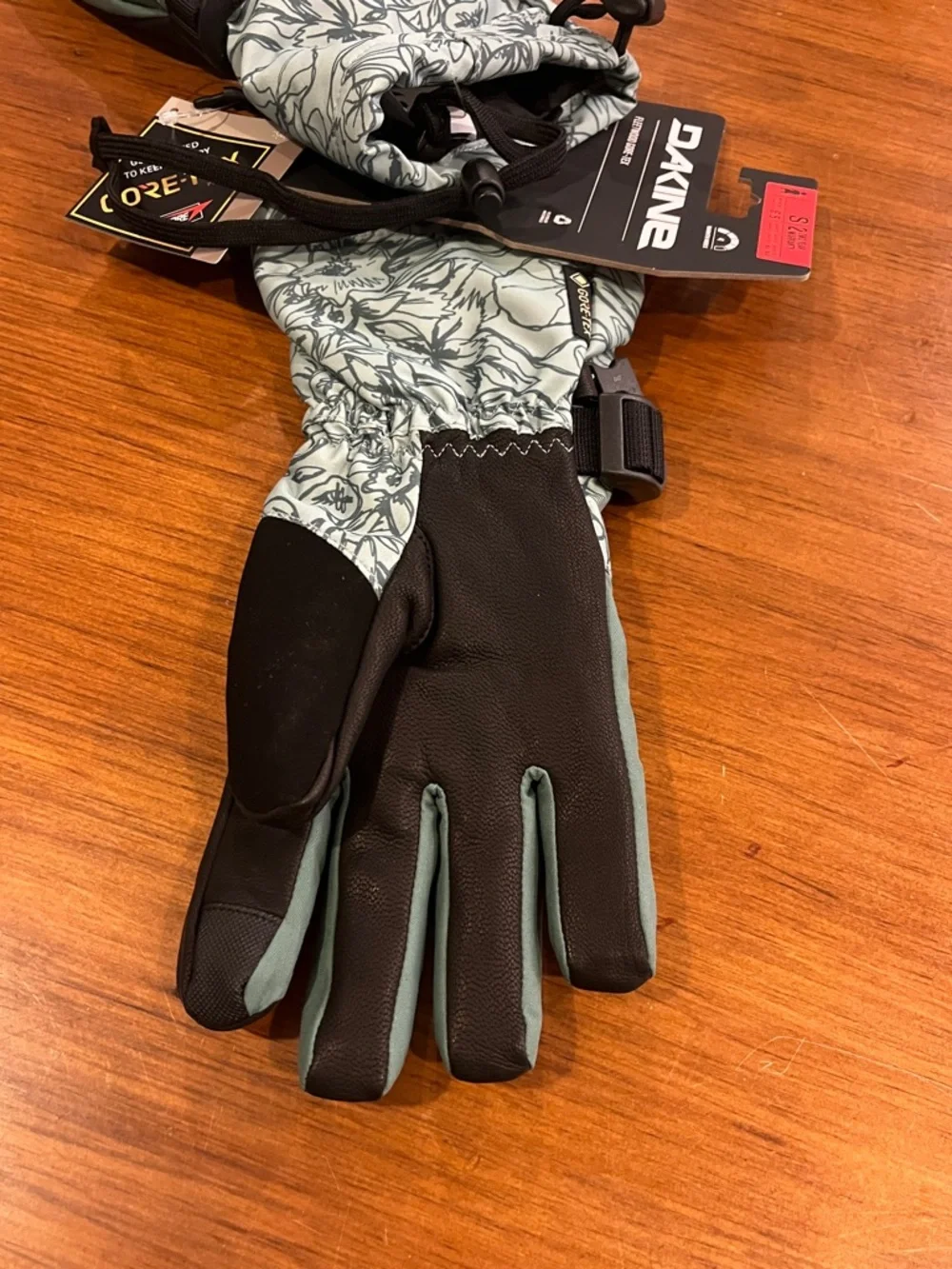 Dakine Fleetwood Gore-Tex Winter Gloves Poppy Iceberg Black Women’s Size Small